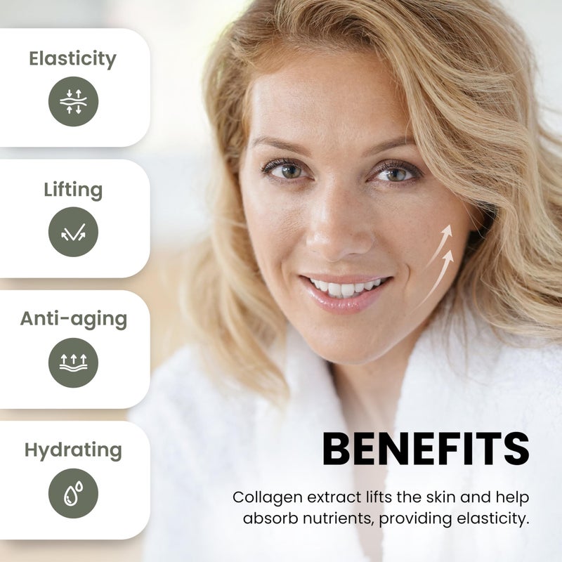 DERMALOGY by NEOGENLAB Collagen Moisturizing Cream - Facial Moisturizer for Plump and Firming Skin (Collagen Lifting Cream 2.36 Fl Oz / 70 ml) - Image 3